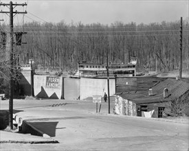 Ferry landing, Vicksburg, Mississippi, 1936. Creator: Walker Evans.