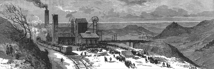 ''The Disastrous Colliery Explosion at Llanerch, Monmouthshire; General view of the Works...', 1890. Creator: Unknown.