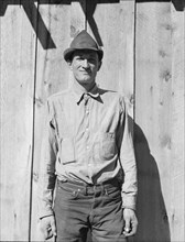 Possibly: One of the thirty-six members, Ola self-help sawmill co-op, Gem County, Idaho, 1939. Creator: Dorothea Lange.