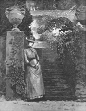 '" Madame Leroux"; By Francis Eleanor Trollope; She wandered aimlessly about the house and...',1890. Creator: Percy Macquoid.