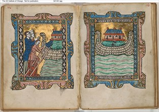 Cycle of Old and New Testament Images, Possibly Prefatory Cycle for a Psalter, c.1250 (bound 2003).