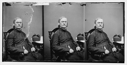 Rev. Father Pierre Jean De Smet (1801-1873) Catholic missionary to Indian Territory, ca. 1860-1865.