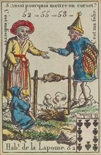 Hab.t de la Laponie from Playing Cards (for Quartets) 'Costumes des Peuples Étrangers', 1700-1799.