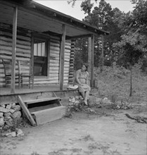 Millworker's home six miles north of Roxboro, North Carolina. Person County, North Carolina.