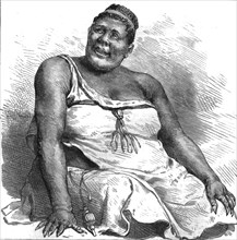 ''With the Joint Commissionin Swaziland; The Queen of the Swazies, drawn from life', 1890.