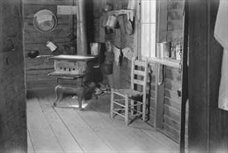Kitchen in house of Floyd Burroughs, sharecropper, near Moundville, Hale County, Alabama.