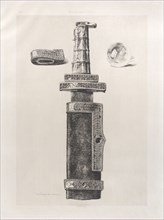 Sword of Childeric and Chrystal Globe Found in His Grave at Tournay, 5th century, 1864.