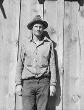 One of the thirty-six members of the Ola self-help sawmill co-op. Gem County, Idaho.
