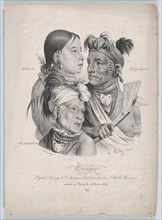 Osages: A Small Savage Tribe from North America, in the State of Missouri, 1827.