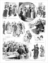 ''Amusements at the People's Palace, Mile End Road--A Subscription Dance', 1890.
