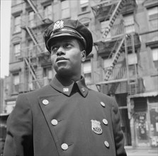 [Untitled photo, possibly related to: New York, New York. Policeman no. 19687].