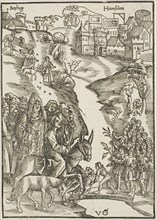 Christ's Entry into Jerusalem, from Passio domini nostri Jesu Christi, c.1503.