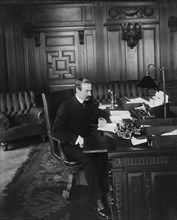 Herbert Putnam in his office. Librarian of Congress, between 1890 and 1910.