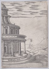 Templum Iovis Ultoris (Views of Ancient Roman Temples and Arches), 1535-40.