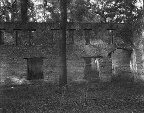 Ruins of supposed Spanish mission. Tabby construction. St. Marys, Georgia.