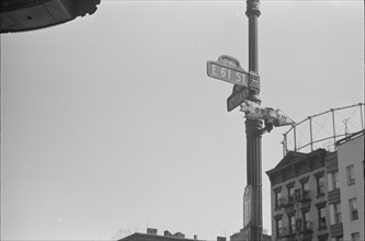 New York, New York. 61st Street between 1st and 3rd Avenues. Street sign.