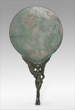 Mirror with a Handle in the Form of a Female Figure, 3rd century BCE.