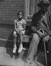 Washington, D.C. Grandfather and grandchild who live on Seaton Road.