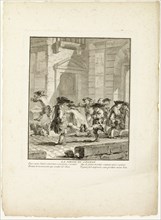 Release from College, from The Games of the Urchins of Paris, 1770.