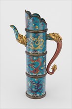 Enamel Ewer (duomuhu), Late Ming/early Qing dynasty, 17th century.