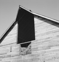Detail of barn in northern Oregon. Irrigon, Morrow County, Oregon.