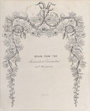 Design from the Momordica Charantia by P. Moorgesan, 19th century.