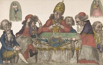 The Last Papal Assembly (La dernière assemblée papale), June 1796.