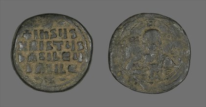 Anonymous Follis (Coin), Attributed to John I Tzimisces, 972-976.