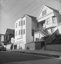 Architecture in the Potrero district. San Francisco, California.