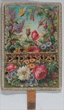 Valentine - Mechanical floral scene - symbol of love., ca. 1875.