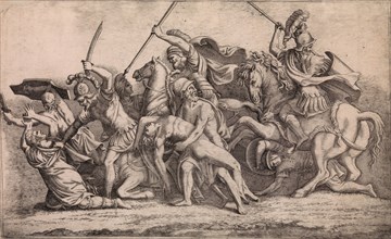 Achilles Removing Patroclus' Body From the Battle, ca. 1547.