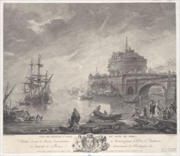 View of Saint Angel's Castle from Port Side, ca. 1760-1800.