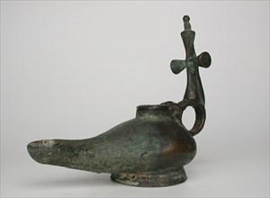 Lamp with Cross, Byzantine Period (about 4th-7th century).