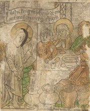 Christ at the Marriage of Cana (Schr. 136a), 15th century.