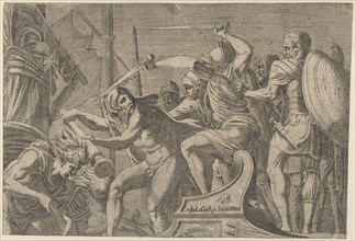 Hercules Fighting Aboard The Argonauts' Ship, ca. 1542-45.