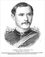''Surgeon John Crimmin,V.C. Bombay Medical Service', 1890.