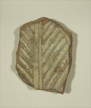Fragment of a Bowl with Bird's Wing, 13th-14th century.