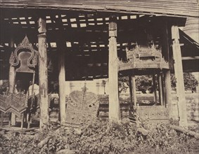Tsagain Myo: Litters under a shed., August 29-30, 1855.