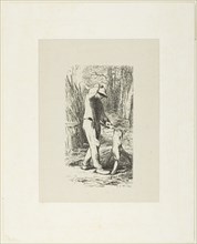Man Making Faggots, 1853, after drawing made in 1852.