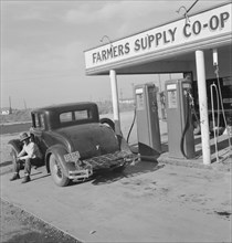 Farmers' supply co-op. Nyssa, Malheur County, Oregon.