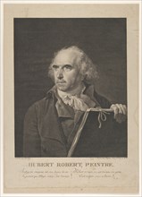 Portrait of French Painter Hubert Robert, 1798-99.