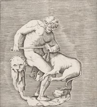 Hercules and Cerberus, published ca. 1599-1622.