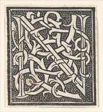 Initial letter N on patterned background, 1520.
