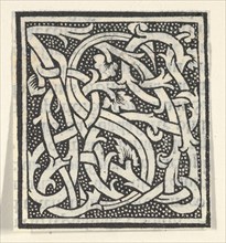 Initial letter S on patterned background, 1520.