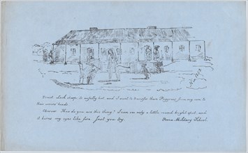 Scene at Poona Military School, November 1853.