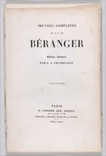 The Complete Works of P.J. de Béranger, 1836.