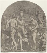 Rebecca and Eliezer at the Well, ca. 1542-45.
