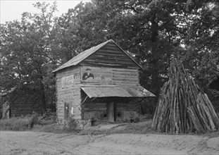 Tobacco barn near Gordonton, North Carolina.