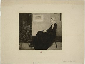 Whistler's Mother, after Whistler, c. 1883.