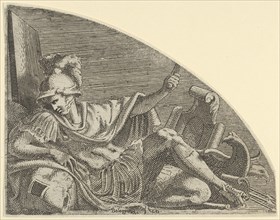 Mars seated on his Trophies, ca. 1542-45.